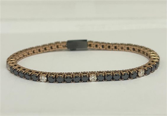 Bracciale John Richmond Donna in Titanio Diamante Lab Grown 4.80 Ct JRTW15RB - JRTW15RB